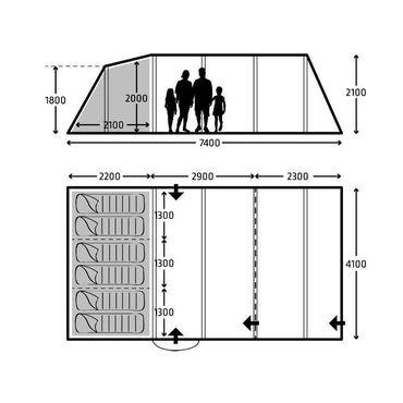 Kampa Croyde 6 Air Tent